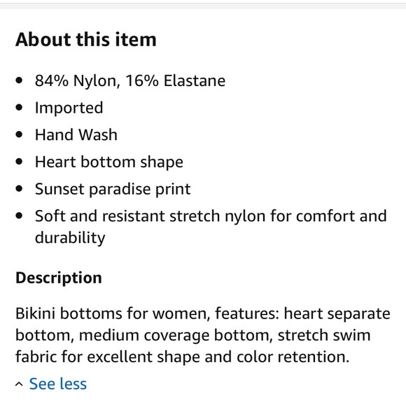 NWT Roxy Women’s Sunset Heart Bikini Bottom - Picture 8 of 8